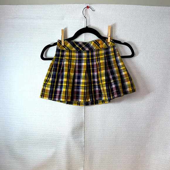 GARANIMALS Plaid Pleated Multicolor Girls Skort Size 5T - Picture 1 of 5
